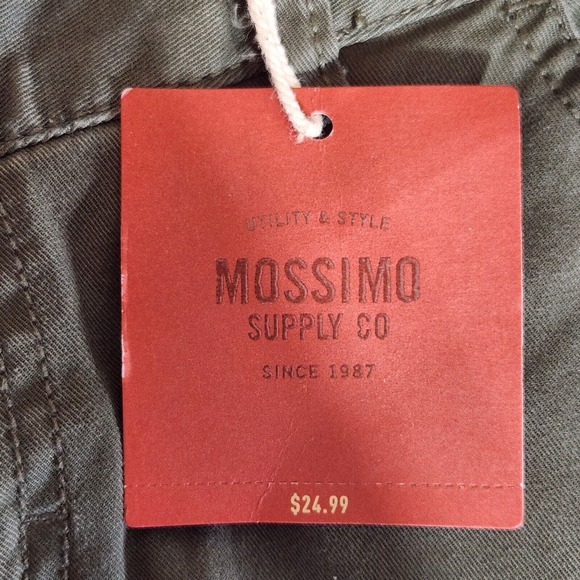 Mossimo Junior Pants 4 Solid Military Army Green Slim Skinny Fit Lowest Rise NWT - Picture 9 of 13